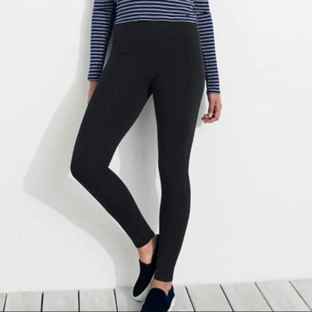 High rise black leggings